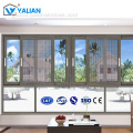 Glass Aluminum Sliding Windows Customizable French Design Factory